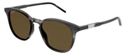 Gucci GG 1157S 004 Round Plastic Grey Sunglasses with Brown Lens