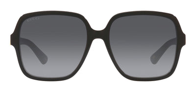 Gucci GG 1189S 002 Square Plastic Black Sunglasses with Grey Gradient Lens