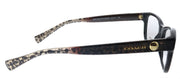 Coach HC 6082 5353 Rectangle Plastic Black Eyeglasses with Demo Lens