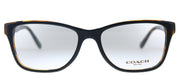 Coach HC 6129 5446 Rectangle Plastic Black Eyeglasses with Demo Lens
