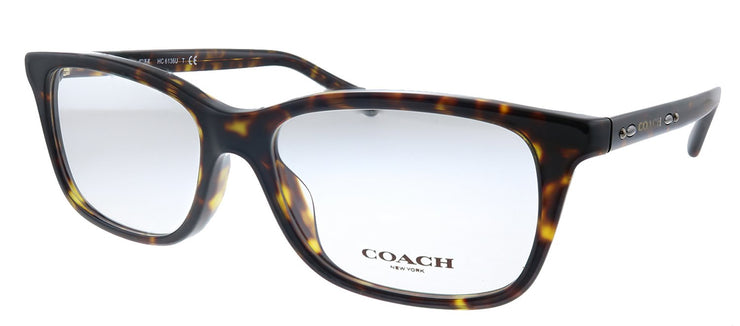 Coach HC 6136U 5120 Rectangle Plastic Havana Eyeglasses with Demo Lens