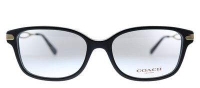 Coach HC 6172 5002 Square Plastic Black Eyeglasses with Demo Lens