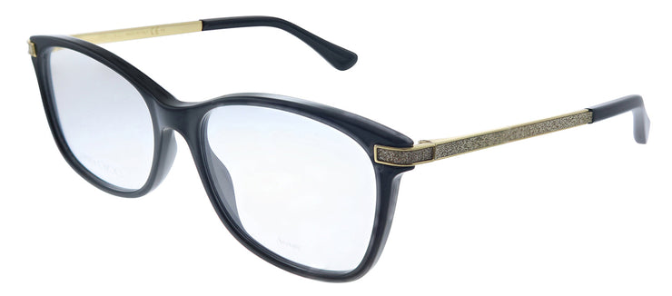 Jimmy Choo JC 269 807 Rectangle Plastic Black Eyeglasses with Demo Lens