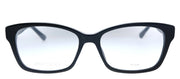 Jimmy Choo JC 270 807 Square Plastic Black Eyeglasses with Demo Lens