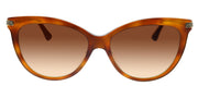 Jimmy Choo JC Axelle/G/S 0UC HA Cat-Eye Plastic Tortoise Sunglasses with Brown Gradient Lens