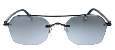 Jimmy Choo JC KIT/S 807 T4 Geometric Metal Black Sunglasses with Silver Lens