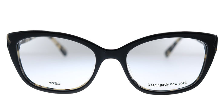Kate Spade KS ARABEL TCB Rectangle Plastic Havana Eyeglasses with Demo Lens
