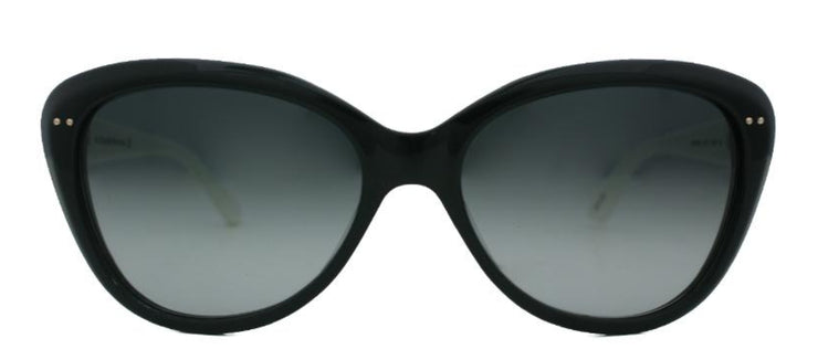 Kate Spade KS Angelique FU8 Cat-Eye Plastic Black Sunglasses with Grey Gradient Lens