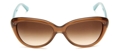 Kate Spade KS Angelique JVC Cat-Eye Plastic Tan Sunglasses with Brown Gradient Lens