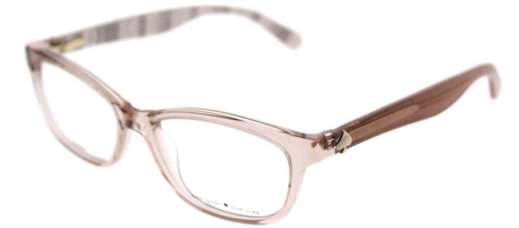 Kate Spade KS Brylie QGX Rectangle Plastic Beige Eyeglasses with Demo Lens