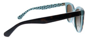 Kate Spade New York KS DAESHA/S 2NL WJ Butterfly Plastic Havana Sunglasses with Brown Gradient Polarized Lens