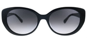 Kate Spade KS Everett/F/S 807 Cat-Eye Plastic Black Sunglasses with Grey Gradient Lens