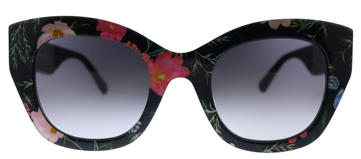 Kate Spade New York KS JALENA/S INA 9O Butterfly Plastic Black Sunglasses with Grey Gradient Lens