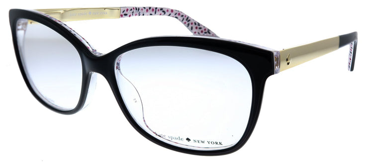 Kate Spade KS JODIANN UYY Rectangle Plastic Black Eyeglasses with Demo Lens