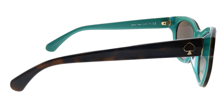 Kate Spade KS Jerri/S IPR Cat-Eye Plastic Havana Blue Sunglasses with Brown Gradient Lens