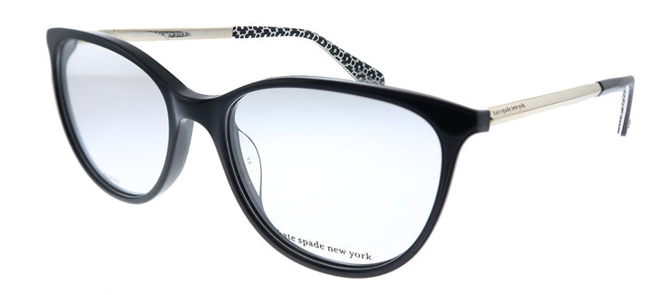 Kate Spade KS KIMBERLEE 807 Square Plastic Black Eyeglasses with Demo Lens