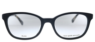Kate Spade KS Luella 807 Rectangle Plastic Black Eyeglasses with Demo Lens