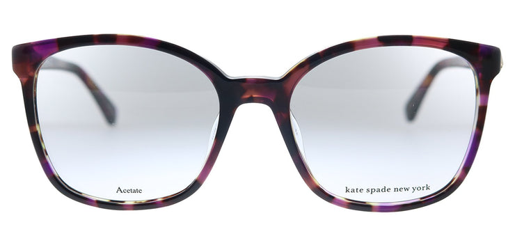 Kate Spade KS Maci HT8 Square Plastic Pink Havana Eyeglasses with Demo Lens