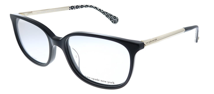 Kate Spade New York KS NATALIA 807 Rectangle Plastic Black Eyeglasses with Demo Lens