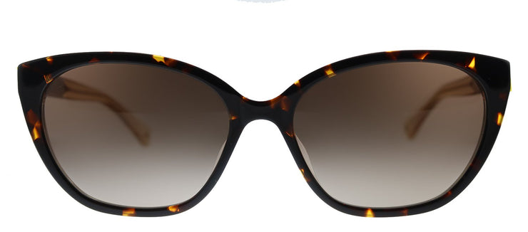 Kate Spade New York KS PHILIPPA/G/S XLT HA Cat-Eye Plastic Havana Sunglasses with Brown Gradient Lens