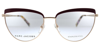 Marc Jacobs MARC 401 LHF Cat-Eye Metal Burgundy Eyeglasses with Demo Lens