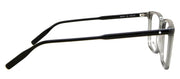 Montblanc MB 0011O 013 Rectangle Acetate Grey Eyeglasses with Logo Stamped Demo Lenses