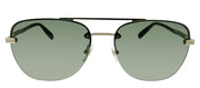 Montblanc MB 0056S 002 Aviator Metal Gold Sunglasses with Green Lens