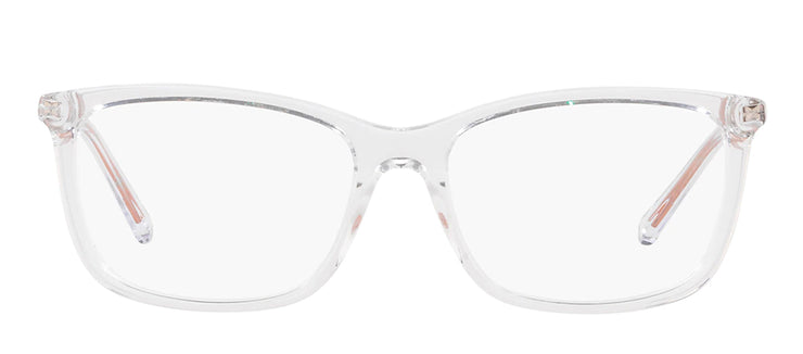 Michael Kors MK 4030 3998 Rectangle Plastic Clear Eyeglasses with Logo Stamped Demo Lenses Lens