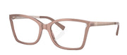 Michael Kors MK 4058 3919 Cat-Eye Plastic Beige Eyeglasses with Logo Stamped Demo Lenses Lens