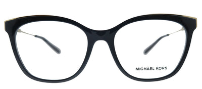 Michael Kors Rome MK 4076U 3332 Square Plastic Black Eyeglasses with Demo Lens