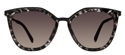 Modo MODO 463 GYTRT Rectangle Metal Tortoise Sunglasses with Purple Gradient Lens