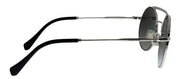 Miu Miu CORE COLLECTION MU 52VS 1BC5O0 Round Metal Silver Sunglasses with Grey Gradient Lens