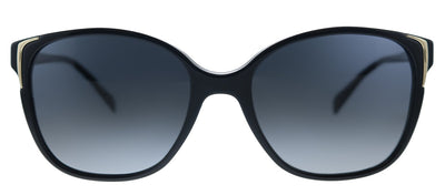 Prada Conceptual PR 01OS 1AB5W1 Square Plastic Black Sunglasses with Grey Gradient Polarized Lens