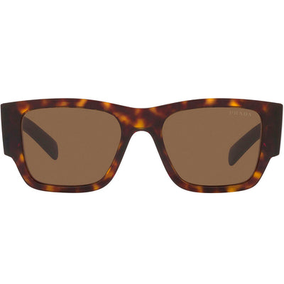 Prada PR 10ZS 2AU06B Pillow Plastic Tortoise Sunglasses with Brown Lens
