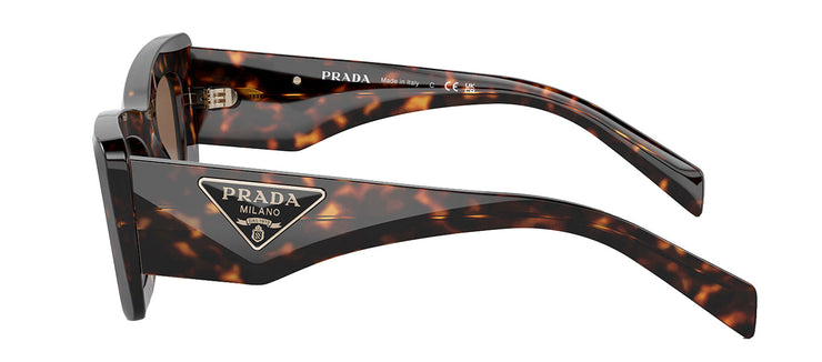 Prada PR 13ZS 2AU06B Cat-Eye Plastic Tortoise Sunglasses with Brown Lens
