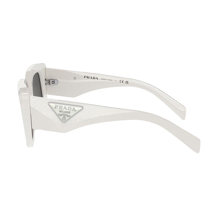 Prada PR 14ZS 1425S0 Fashion Plastic White Sunglasses with Grey Lens