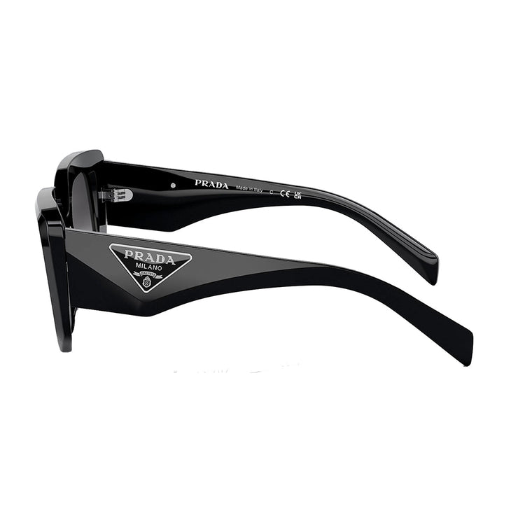 Prada PR 14ZS 1AB09S Fashion Plastic Black Sunglasses with Grey Gradient Lens