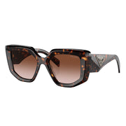 Prada PR 14ZS 2AU6S1 Fashion Plastic Tortoise Sunglasses with Brown Gradient Lens