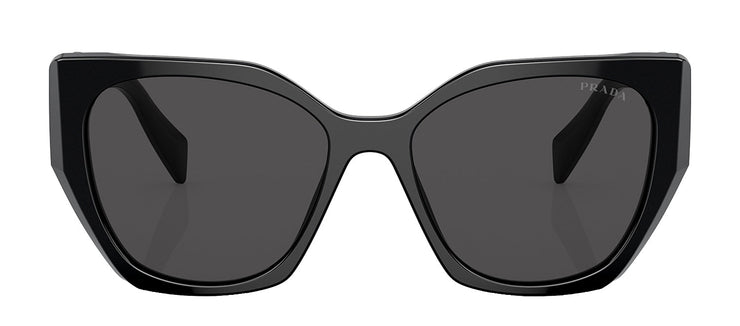 Prada PR 19ZS 1AB5S0 Butterfly Plastic Black Sunglasses with Grey Lens