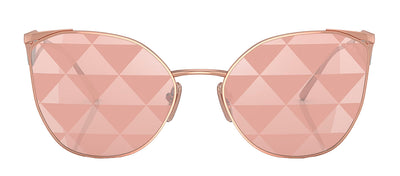 Prada PR 50ZS SVF05T Fashion Metal Pink Sunglasses with Pink Lens
