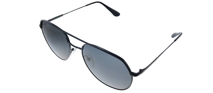 Prada PR 55US 1AB5S0 Pilot Metal Black Sunglasses with Grey Lens