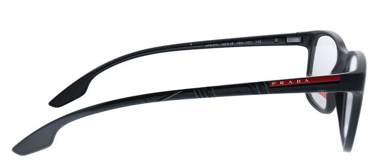 Prada Linea Rossa PS 01LV 1BO1O1 Square Plastic Black Eyeglasses with Demo Lens