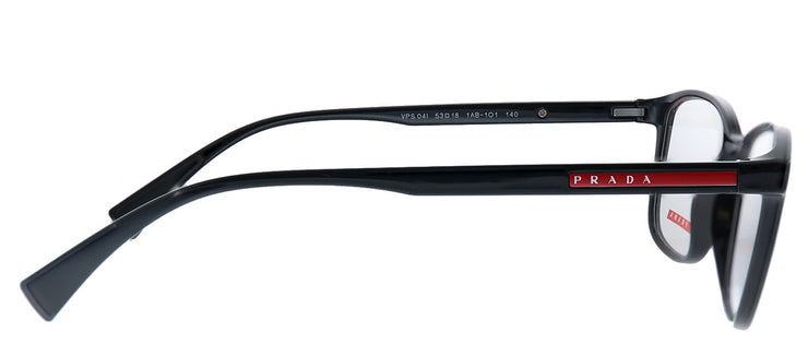 Prada Linea Rossa Lifestyle PS 04IV 1AB1O1 Rectangle Plastic Black Eyeglasses with Demo Lens