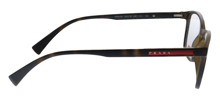 Prada Linea Rossa LIFESTYLE PS 04IV U611O1 Rectangle Plastic Havana Eyeglasses with Demo Lens