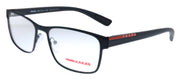 Prada Linea Rossa Lifestyle PS 50GV DG01O1 Rectangle Plastic Black Eyeglasses with Demo Lens