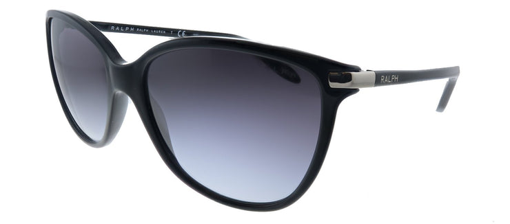 Ralph by Ralph Lauren RA 5160 501/11 Cat-Eye Plastic Black Sunglasses with Grey Gradient Lens