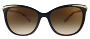 Ralph by Ralph Lauren RA 5203 109013 Cat-Eye Plastic Black Sunglasses with Brown Gradient Lens