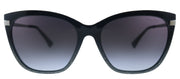 Ralph by Ralph Lauren RA 5267 58418G Butterfly Plastic Black Sunglasses with Grey Gradient Lens