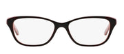 Ralph Lauren RA 7020 599 Cat-Eye Plastic Havana Eyeglasses with Logo Stamped Demo Lens
