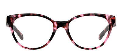 Ralph Lauren RA 7103 1693 Butterfly Plastic Pink Eyeglasses with Logo Stamped Demo Lens